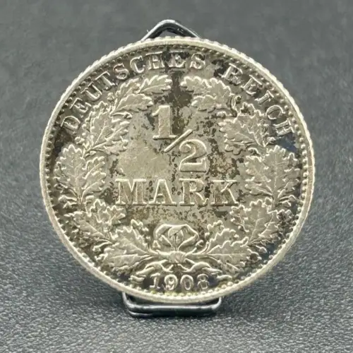 1/2 Mark 1908 D Deutsches Kaiserreich