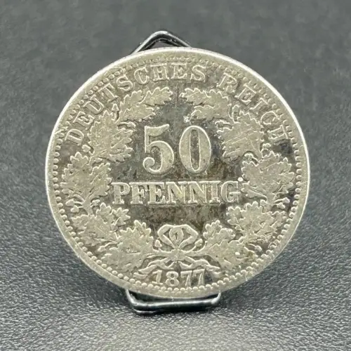 50 Pfennig 1877 B Deutsches Kaiserreich