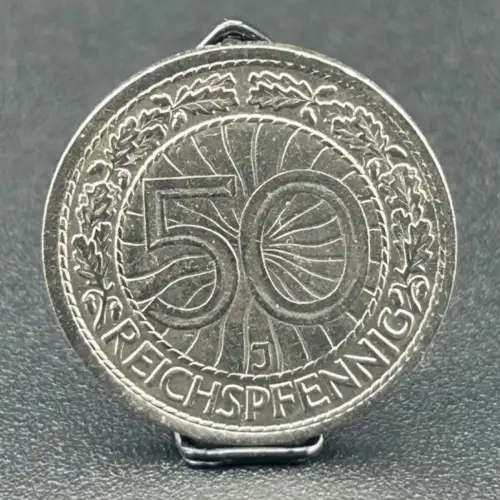 50 Reichspfennig 1928 J Weimarer Republik