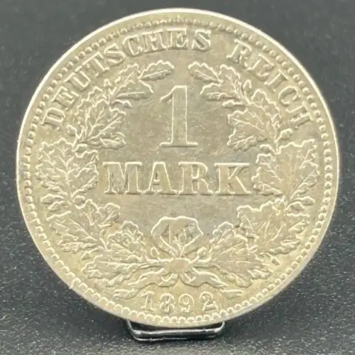 1 Mark 1892 J Deutsches Kaiserreich