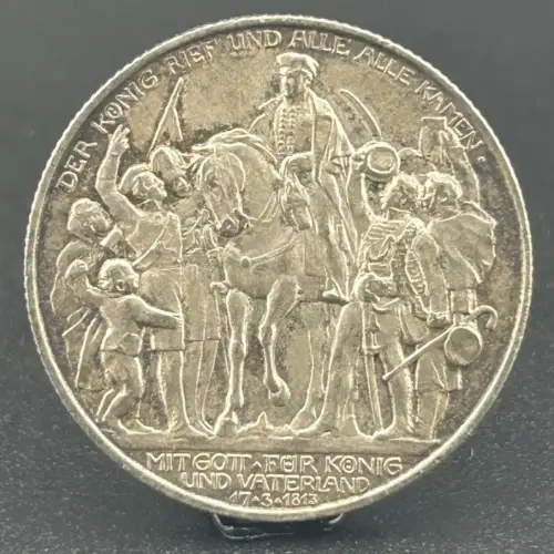 2 Mark Wilhelm II. 1913 Befreiungskriege Preußen Deutsches Kaiserreich