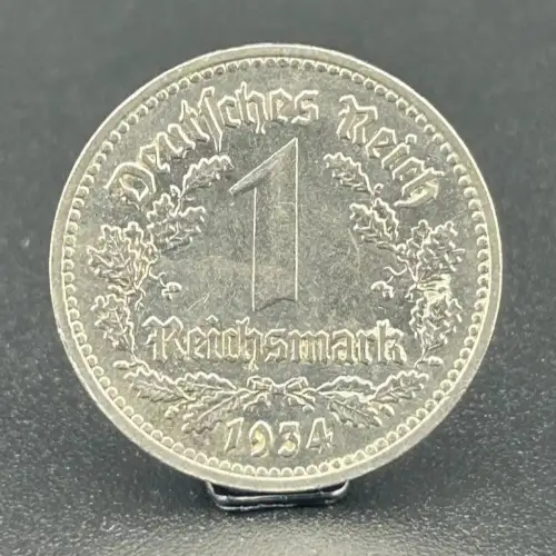 1 Reichsmark 1934 D Drittes Reich