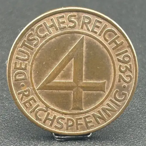 4 Reichspfennig 1932 A Weimarer Republik