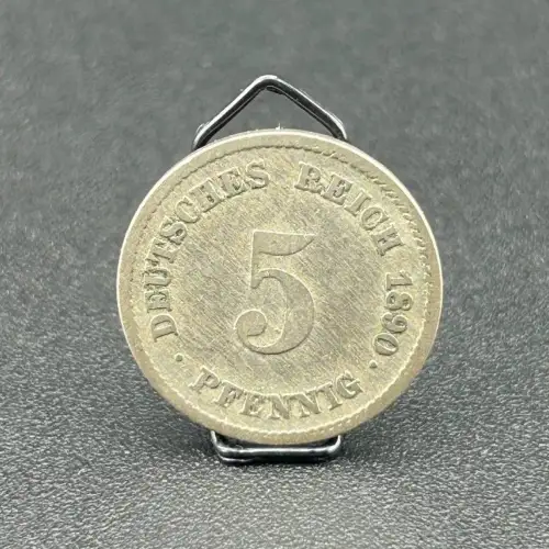 5 Pfennig 1890 F Deutsches Kaiserreich