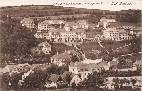 AK Bad Gottleuba Heilstätte der Landesversicherungsanstalt Sachsen Postkarte