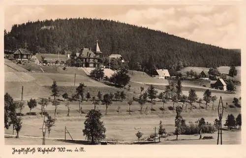 AK Rehefeld-Zaunhaus Jagdschloss Sachsen Erzgebirge gelaufen Postkarte