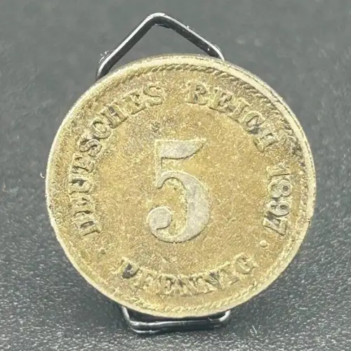 5 Pfennig 1897 G Deutsches Kaiserreich