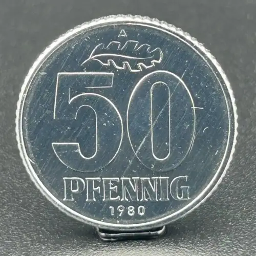 50 Pfennig 1980 A DDR