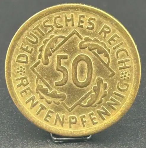 50 Rentenpfennig 1924 A Weimarer Republik