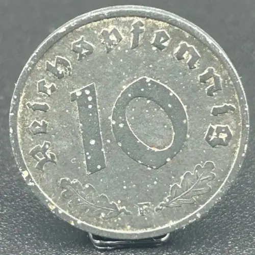 10 Reichspfennig 1945 F Deutschland unter alliierter Besatzung