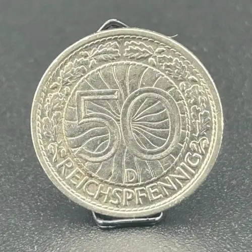 50 Reichspfennig 1930 D Weimarer Republik
