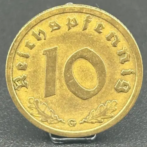 10 Reichspfennig 1937 G Drittes Reich