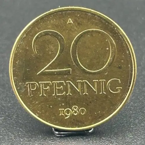 20 Pfennig 1980 A DDR