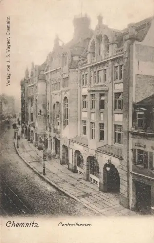 AK Chemnitz Zentraltheater Sachsen ungelaufen Postkarte