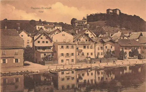 AK Passau-Ilzstadt Totalansicht Bayern ungelaufen Postkarte