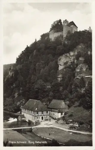 AK Waischenfeld Fränkische Schweiz Burg Rabeneck Bayern ungelaufen Postkarte