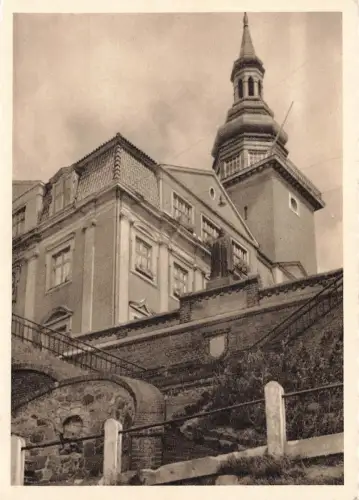 AK Graudenz Aufgang v. der Weichsel zum Rathaus Westpreussen Postkarte