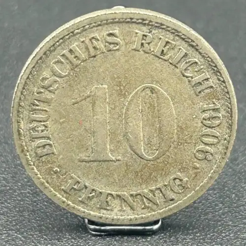 10 Pfennig 1906 G Deutsches Kaiserreich