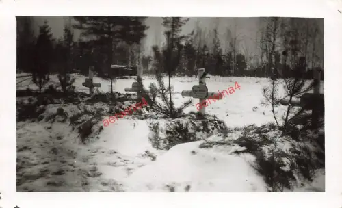 Deutsche Heldengräber Grenadier-Regt. 344 bei Mga Leningrad Russland Ostfront