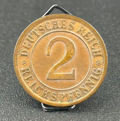 2 Reichspfennig 1936 E Weimarer Republik