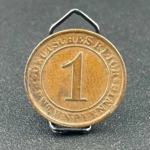 1 Rentenpfennig 1923 F Weimarer Republik
