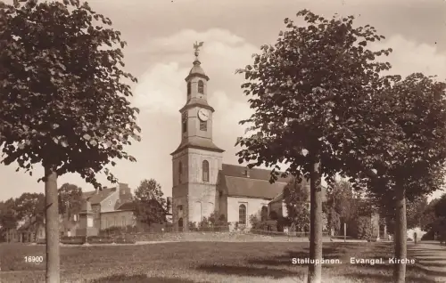AK Stallupönen Evangelische Kirche Ostpreussen ungelaufen Postkarte