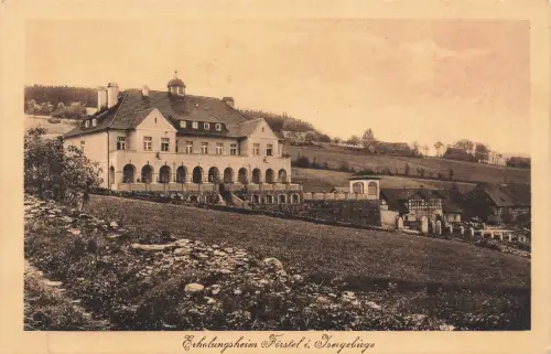 AK Förstel Erholungsheim Schlesien Isergebirge ungelaufen Postkarte