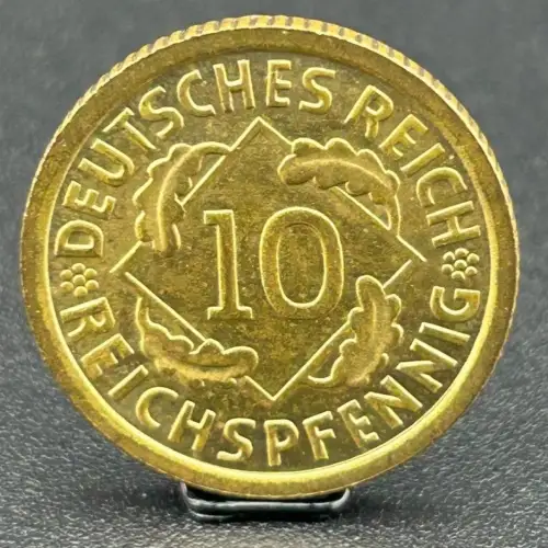 10 Reichspfennig 1936 E Weimarer Republik