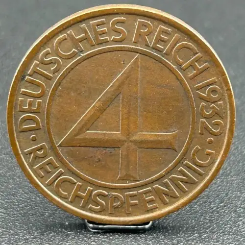 4 Reichspfennig 1932 A Weimarer Republik