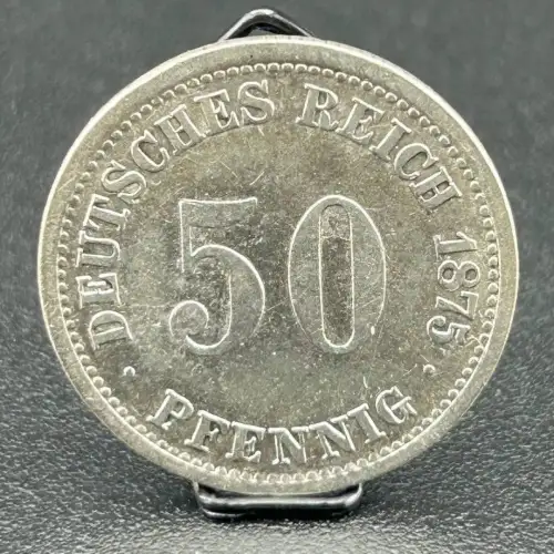 50 Pfennig 1875 D Deutsches Kaiserreich