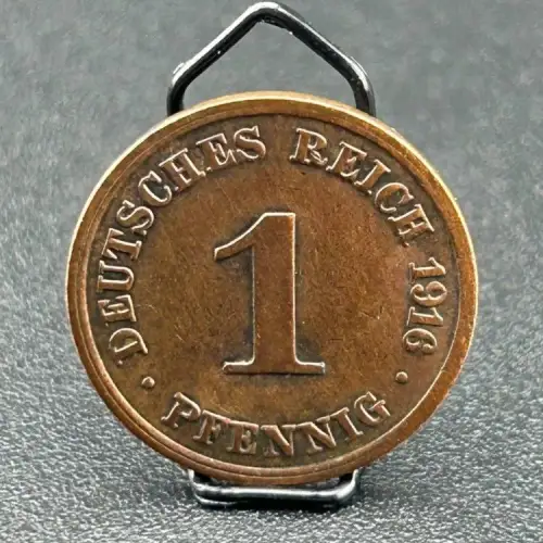 1 Pfennig 1916 J Deutsches Kaiserreich