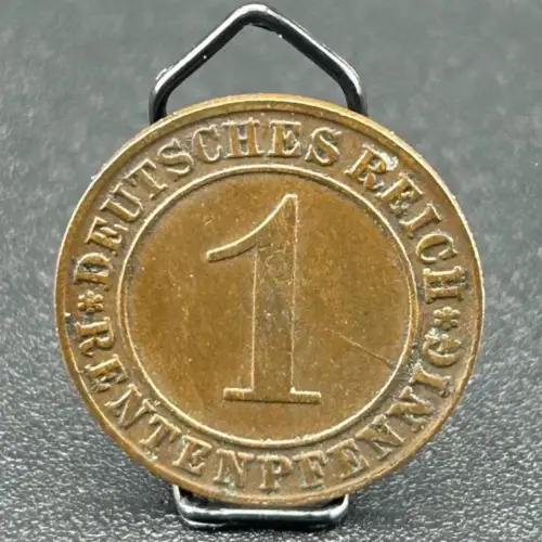 1 Rentenpfennig 1923 J Weimarer Republik