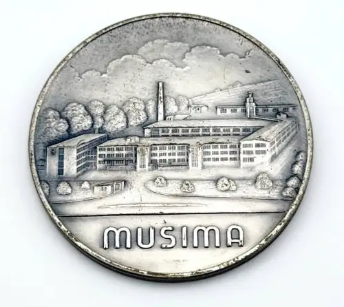 DDR Medaille Musima VEB Musikinstrumentenbau Markneukirchen