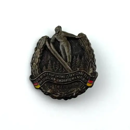 DDR Abzeichen III. Wintersportmeisterschaften der DDR Oberhof 1952
