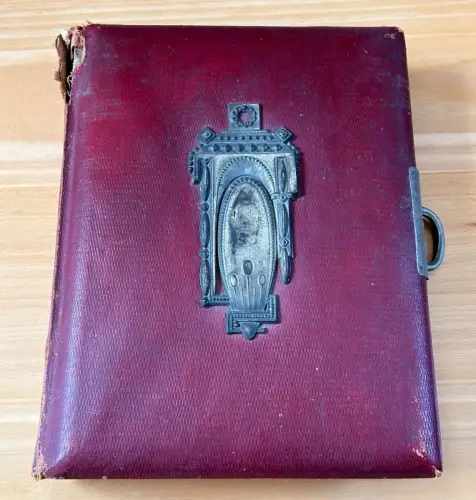 Kabinettfoto Album mit 23 CDV Fotos um 1900