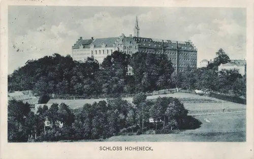 AK Stollberg Schloss Hoheneck Sachsen 1921 gelaufen Postkarte Steindruck