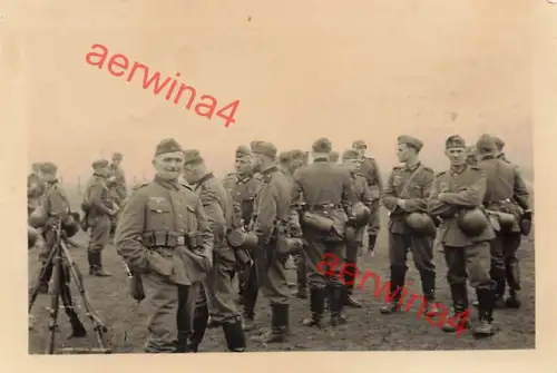 Deutsche Soldaten auf dem Gefechtsfeld Exter Vlotho