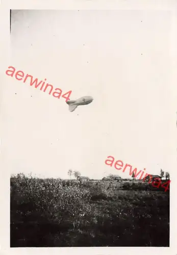 Deutscher Sperrballon bei Witebsk Weißrussland Ostfront