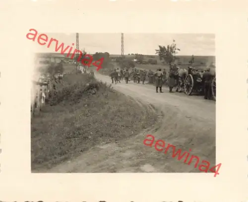 Französische Soldaten gefangen bei Rethel Frankreich