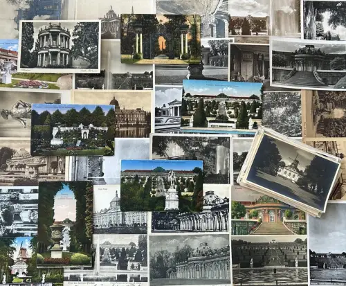 Lot / Konvolut 50 alte AK Postkarten aus Potsdam bis 1945