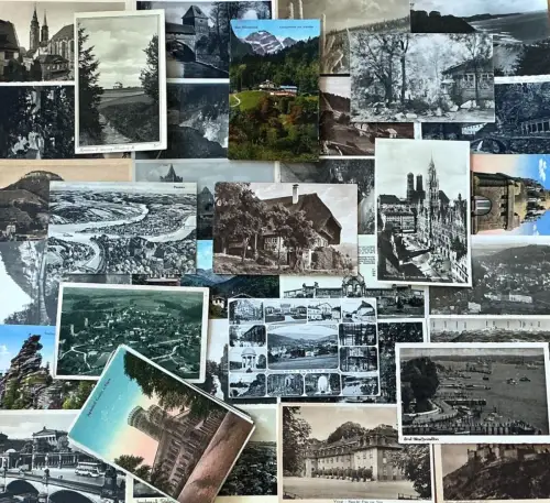 Lot / Konvolut 50 alte AK Postkarten aus Deutschland bis 1945
