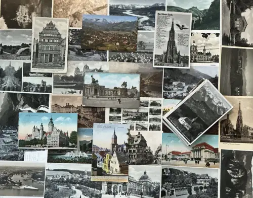 Lot / Konvolut 50 alte AK Postkarten aus Deutschland bis 1945