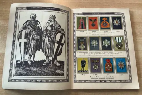 Sammelbilderalbum preußischen Orden POUR Le MERITE Komplett