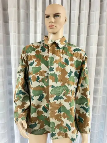 DDR NVA Feldjacke Tarnjacke Blumentarn Flecktarn Flächentarn Gr m48 1965