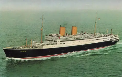 AK Norddeutscher Lloyd Bremen MS. Berlin 19100 BRT ungelaufen Postkarte