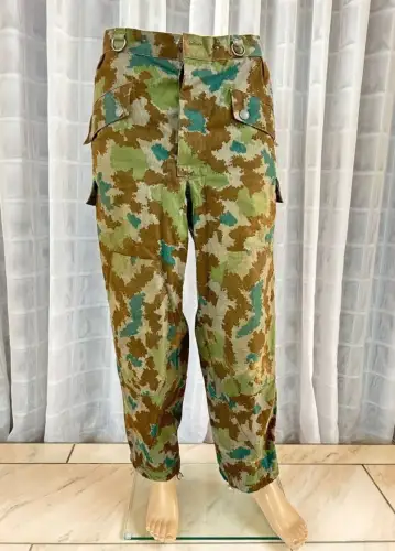 DDR NVA Feldhose Tarnhose Blumentarn Flecktarn Flächentarn Gr. 1 1961