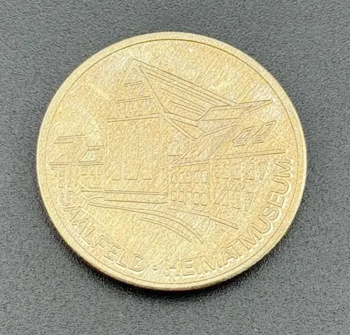 DDR Medaille Saalfeld Heimatmuseum Steinerne Chronik Thüringen