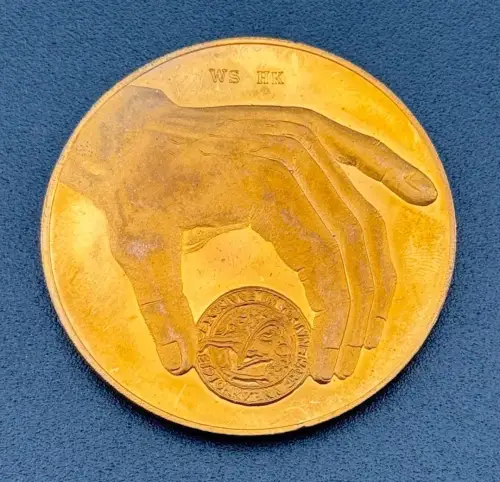 DDR Medaille 20 Jahre Numismatik Bezirk Neubrandenburg 1987