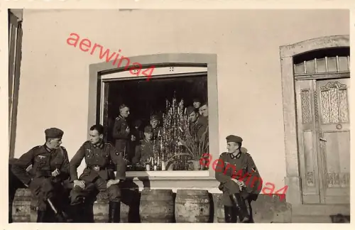 Deutsche Soldaten Weihnachten Gasthaus Wiesen bei Prüm Eifel Westwall
