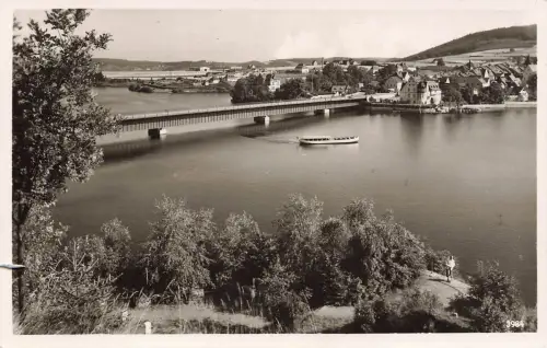 AK Saalburg Stausee Brücke Thüringen ungelaufen Postkarte